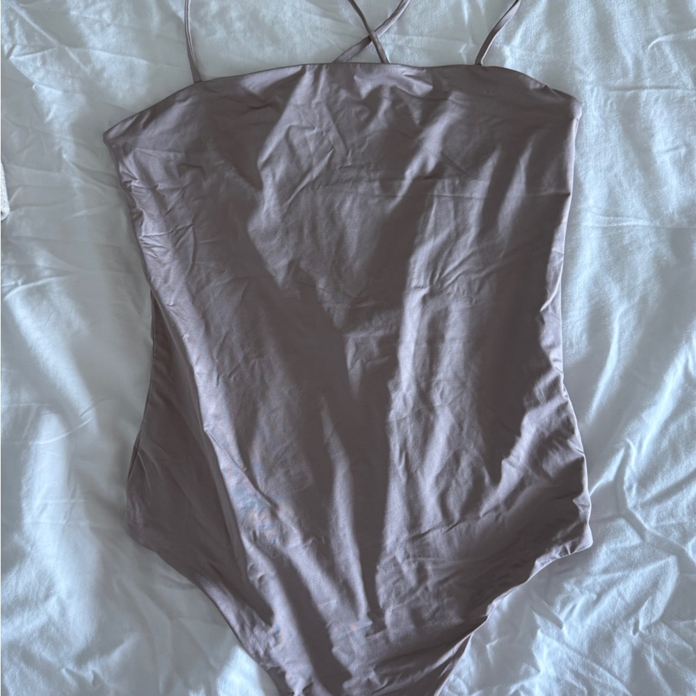 Wilfred Dusty Mauve Satin Slip Dress